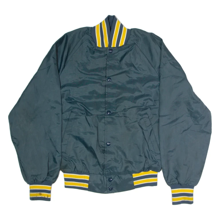 WESTARK Mens Bomber Jacket Blue Nylon 90s USA XS