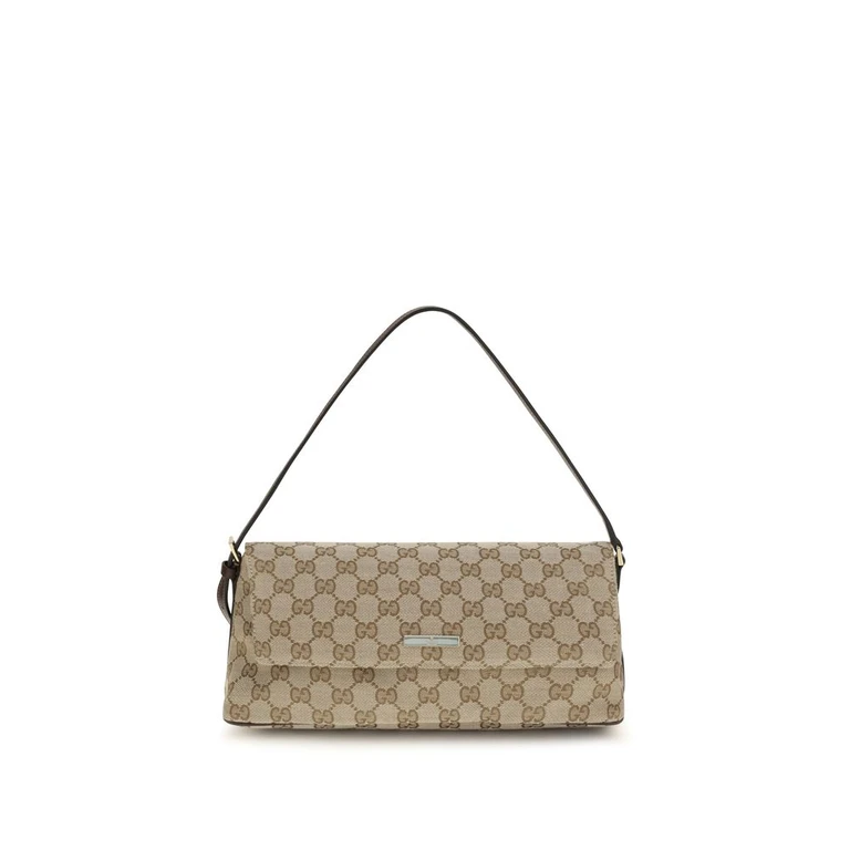 Gucci Brown Polyester Shoulder Bag - Women