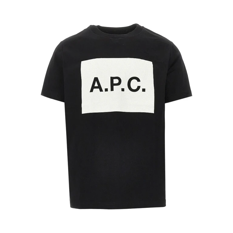 A. P.C. Logo print T-shirt Man S