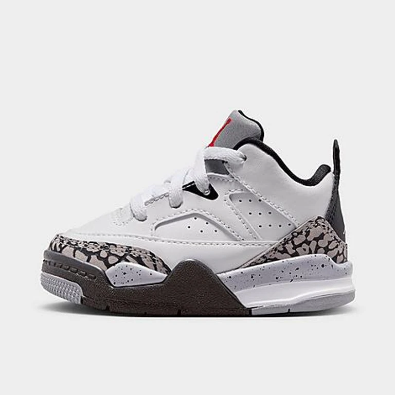 Kids Toddler Air Son of Mars Low Casual Shoes in White/Black/Cement Grey Size: 2.0