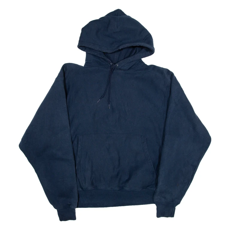 CHAMPION REVERSE WEAVE Womens Blue Hoodie M