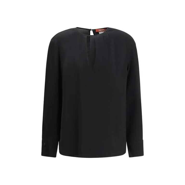 Max Mara Black Triacetate Blouse - Women