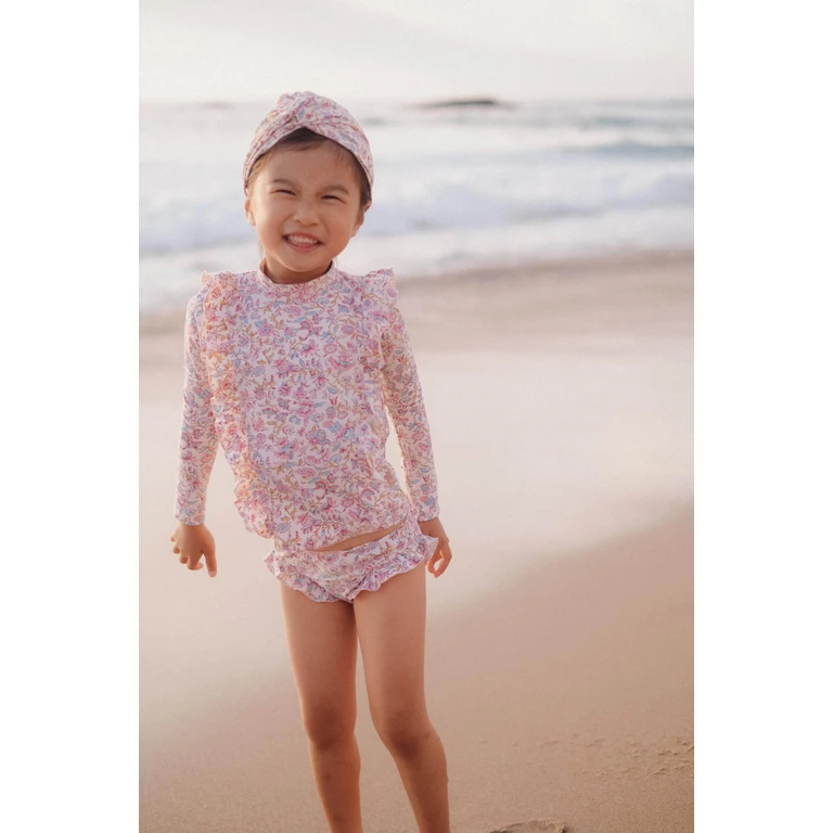 Girl's UV swim set - Cream Padma Mundra