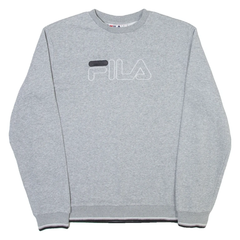 FILA Mens Sweatshirt Grey M