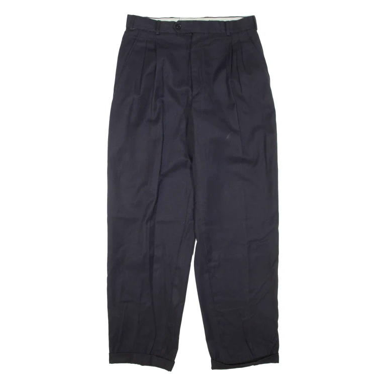 Womens Trousers Black Regular Tapered W30 L31