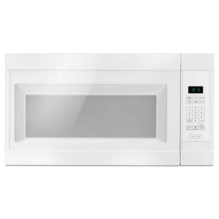 Amana Over-the-Range Microwave with Add 0:30 Seconds in White 1.6 Cu. Ft. AMV2307PFW