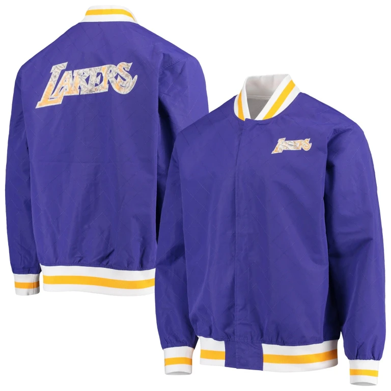 Men's 75Th Anni Warm Up Jacket Lakers Jackets