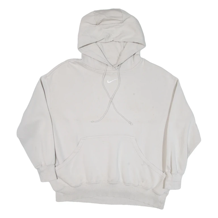 NIKE Womens Beige Hoodie L
