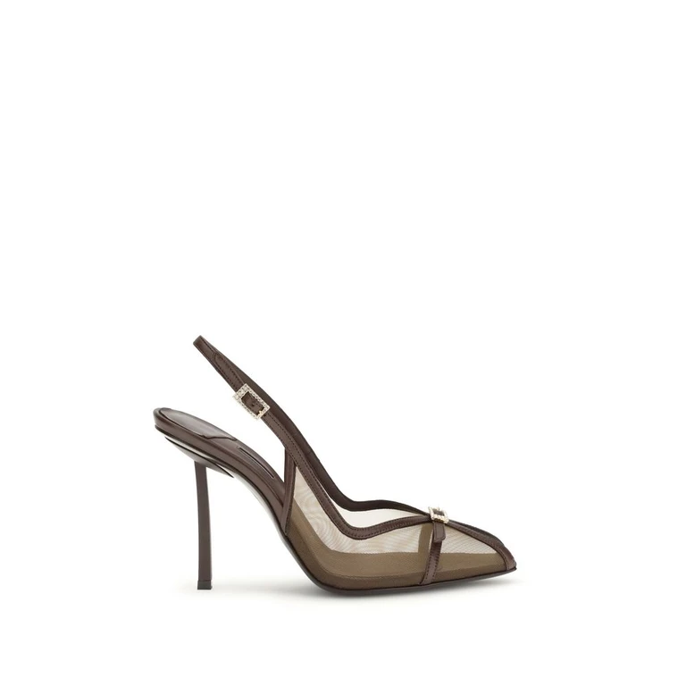 Brown Calf Leather Bos Taurus Platform Pumps - Women