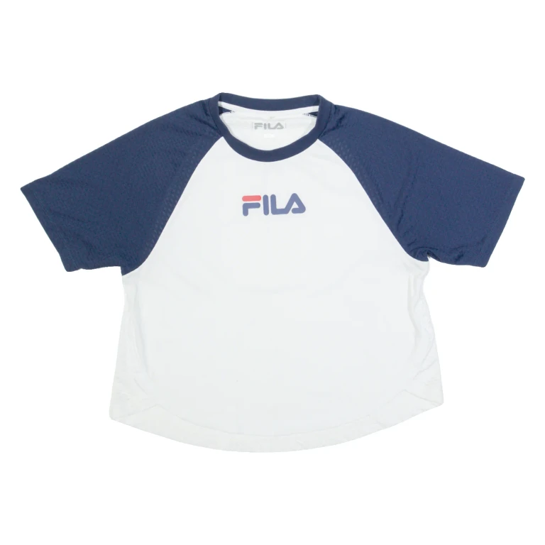 FILA Cropped Womens T-Shirt White M