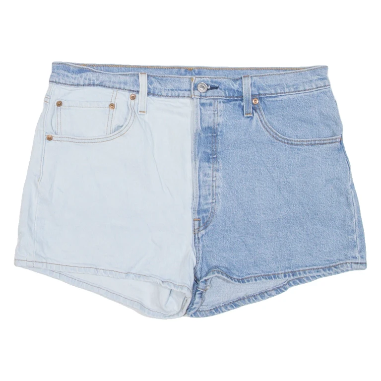 LEVI'S 501 Womens Denim Shorts Blue M W34