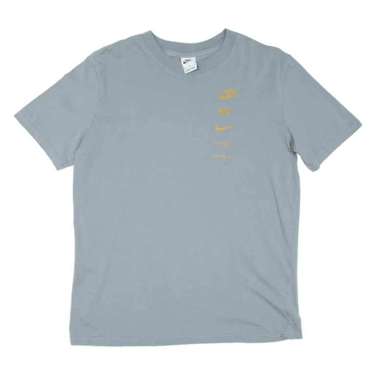 NIKE Womens T-Shirt Grey M