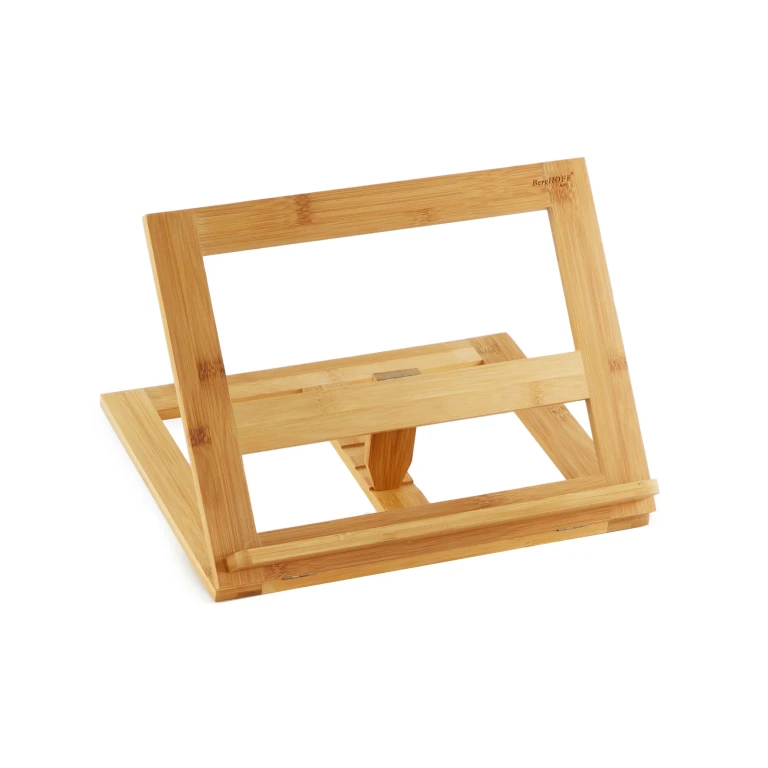 Bamboo Adjustable Cookbook Holder, 10.25"
