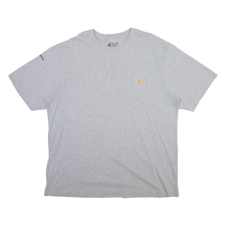 CARHARTT Mens T-Shirt Grey XL