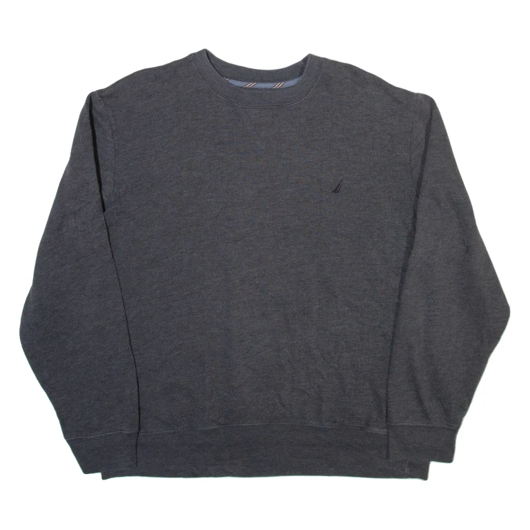 NAUTICA Mens Sweatshirt Grey L