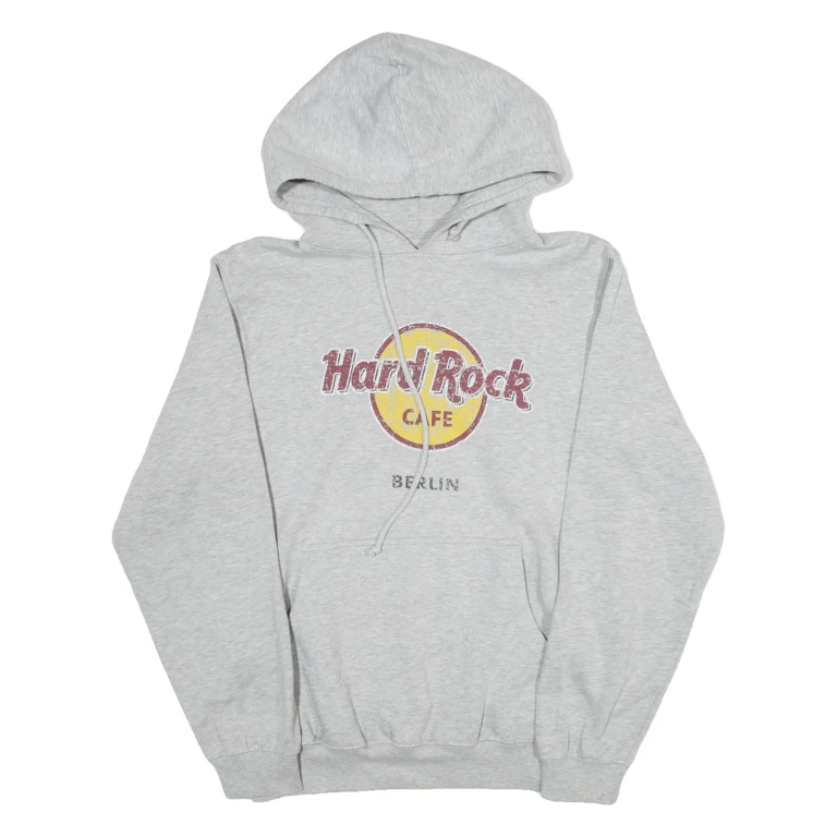 HARD ROCK CAFE Berlin Womens Grey Hoodie M