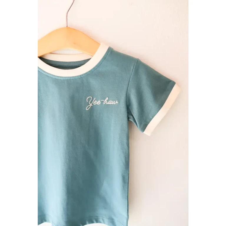 Yee-haw Embroidered Ringer