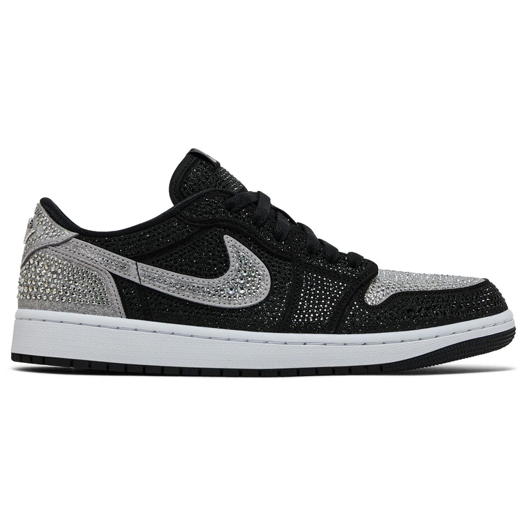 Women's Retro 1 Low Og 'Swarovski Stealth' Sneakers