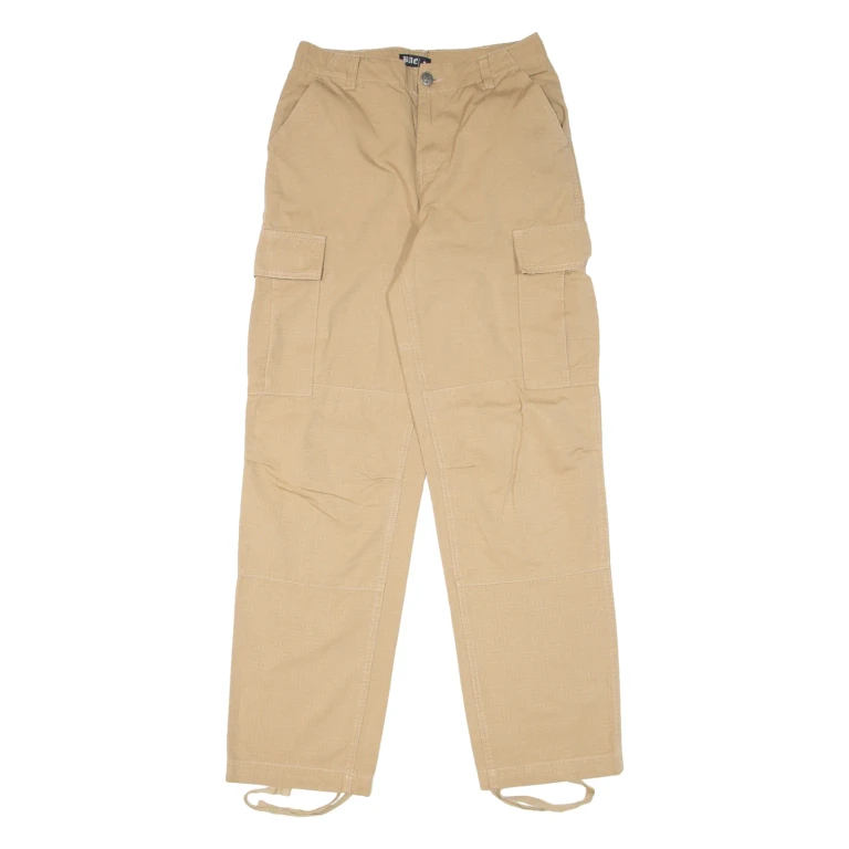 BAE Cargo Womens Trousers Beige Relaxed Tapered W26 L30