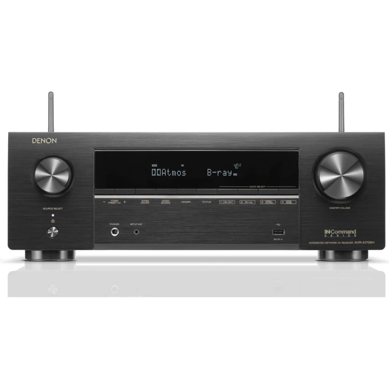 AVR-X1700H 7.2-Channel Home Theater Receiver 8K AV Receiver with Wi-Fi, HEOS, and Apple AirPlay 2 Built-in