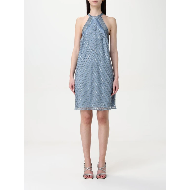 Dress Woman color Gnawed Blue (253963626001LIGHTBLUEMULTI)
