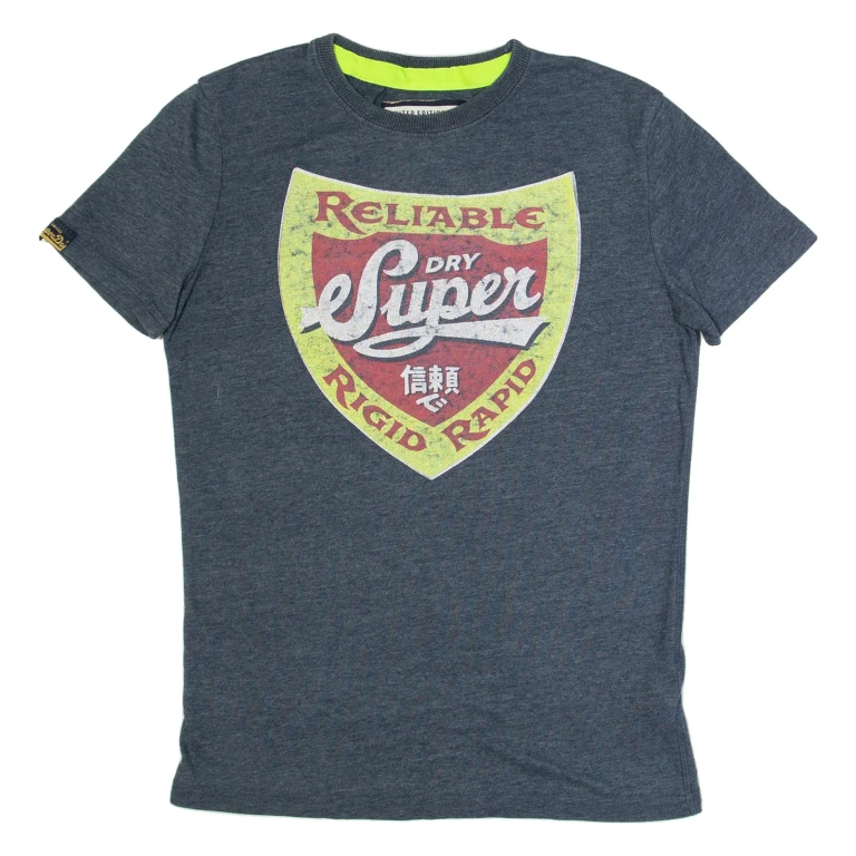 SUPERDRY Womens T-Shirt Grey S