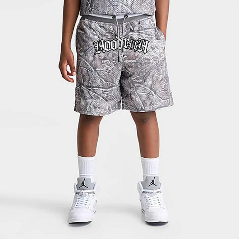 Big Kids Hunting Mesh Shorts in Camo Size: Small