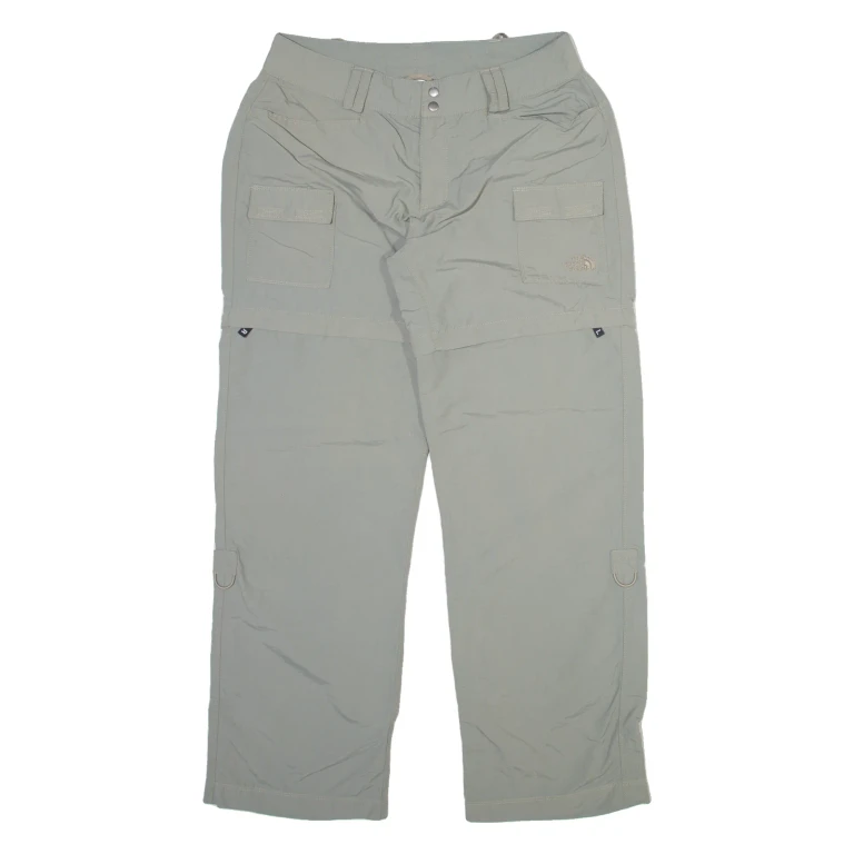 THE NORTH FACE Detachable Legs Womens Trousers Grey Regular Straight W30 L29