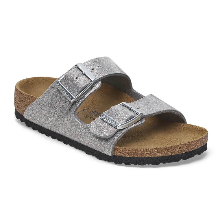 Arizona Kids BS Birko-Flor Leather Magic Galaxy Silver