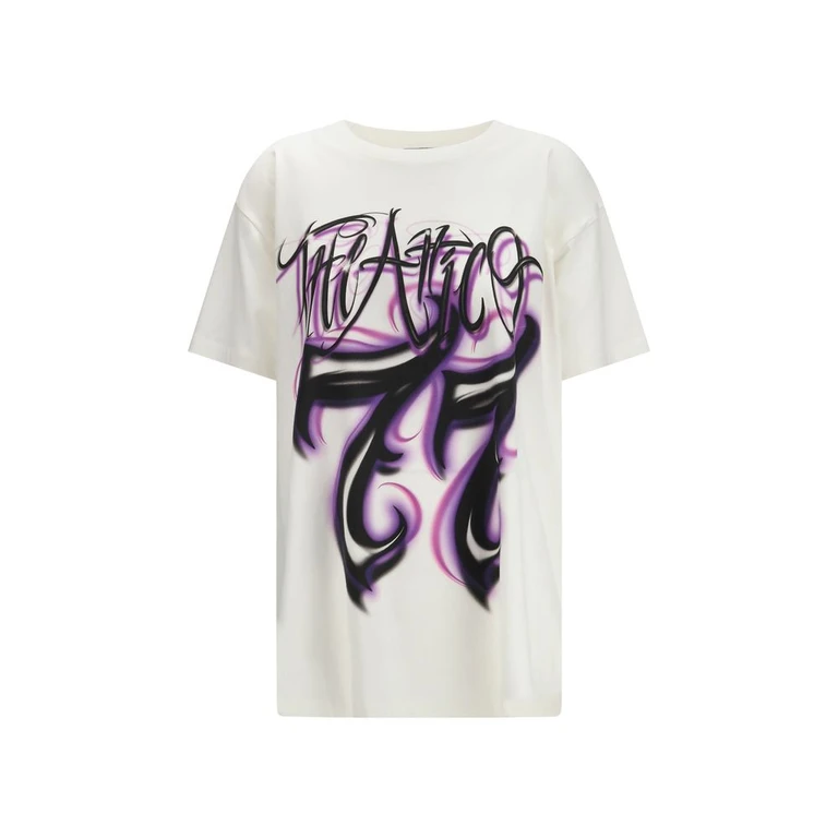 The Attico White Cotton T-Shirt - Women
