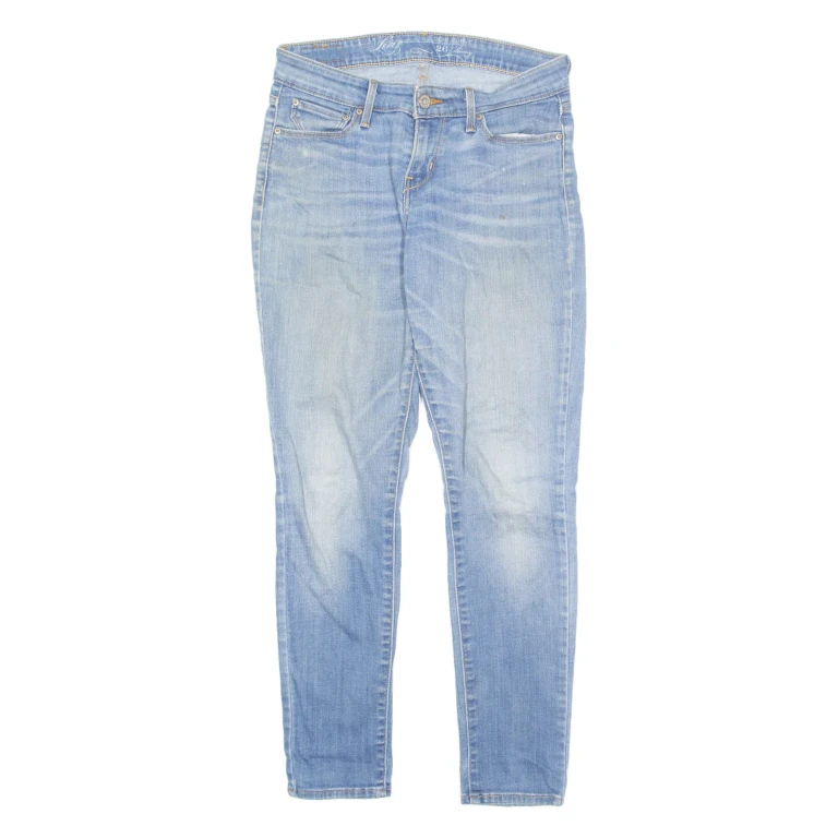 LEVI'S Womens Jeans Blue Regular Straight W26 L28