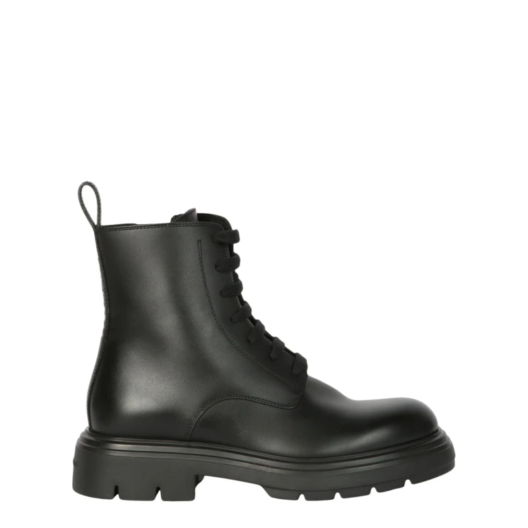 Dionne Leather Combat Boots