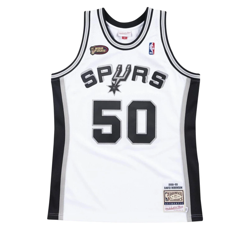 Men's NBA Authentic Jersey 1998 San Antonio Spurs David Robinson Jerseys