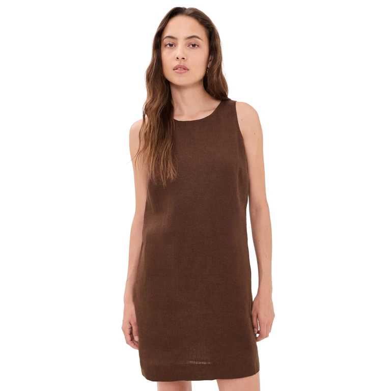 RAILS Lindsey Dress Espresso S