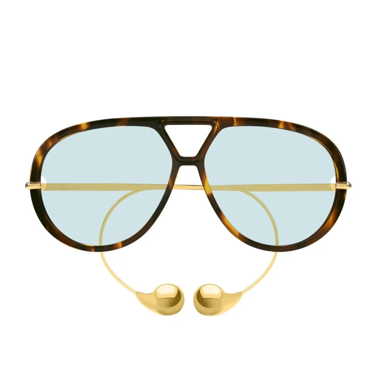 Bottega Veneta Bv1273s Linea Unapologetic Brown Acetato/metallo Sunglasses - Women