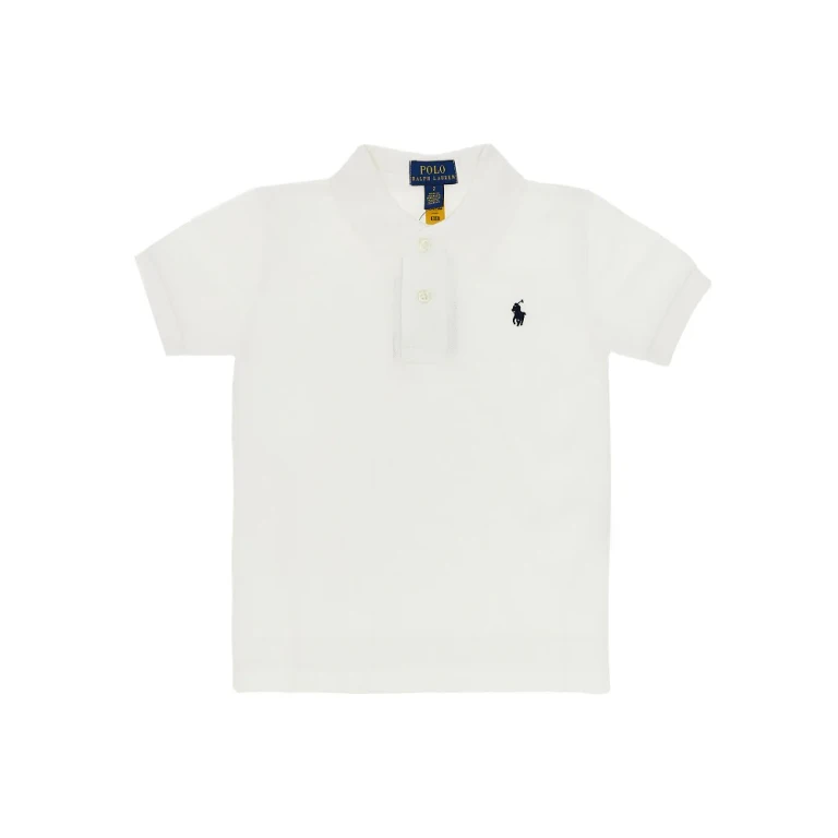 RALPH LAUREN Piquet polo shirt with logo embroidery Kids 2Y