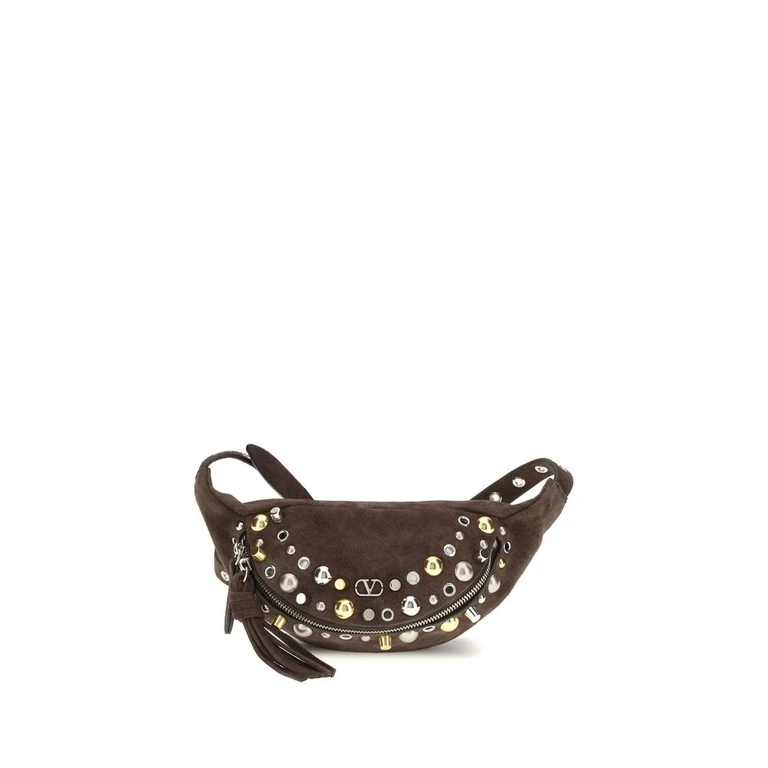 Valentino Garavani Brown Calf Leather Bos Taurus Shoulder Bag - Men