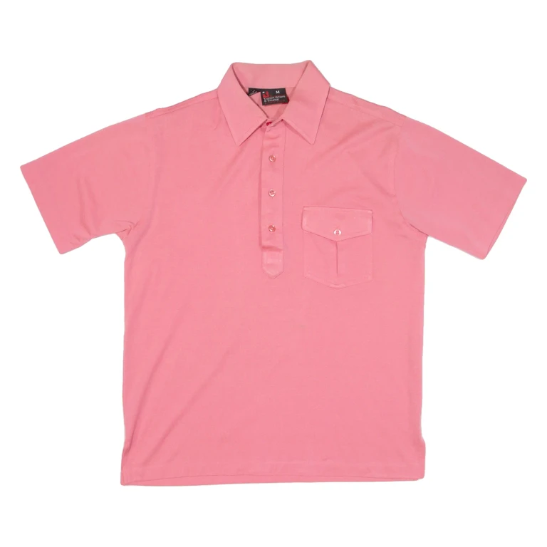 Womens Polo Shirt Pink M