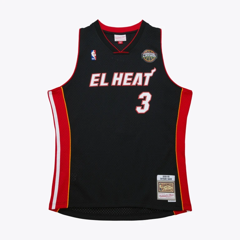 Men's NBA Dark El Heat Jersey Heat 2008 Dwyane Wade