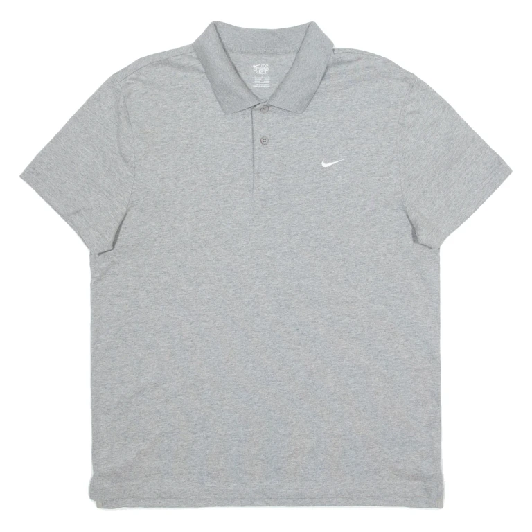 NIKE Mens Polo Shirt Grey XL