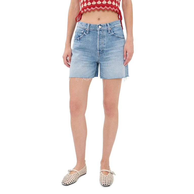 MOTHER The Extra Mile Fray Shorts Head Rush 30