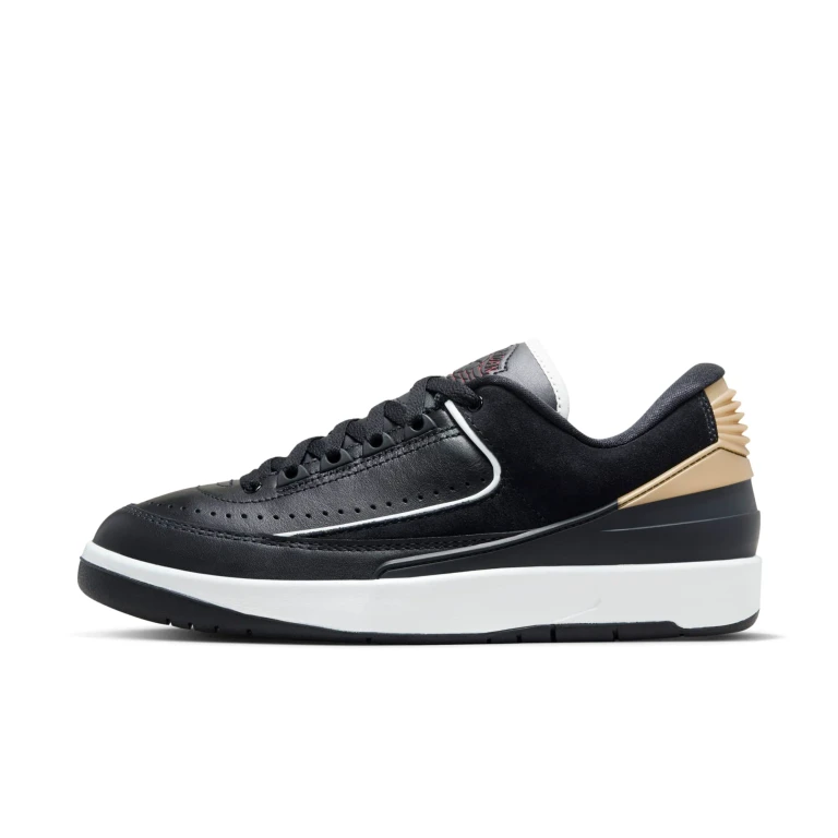 Women's Retro 2 Low "Black/Varsity Red" Sneakers