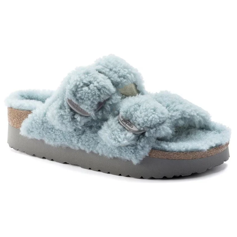 Arizona Big Buckle Pap Teddy Faded Aqua