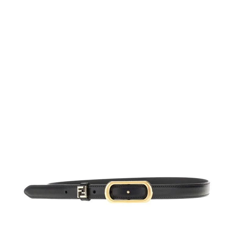 'FF' leather belt Woman 80