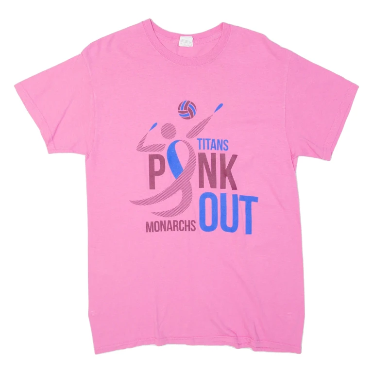 GILDAN Titans Pink Womens T-Shirt Pink M