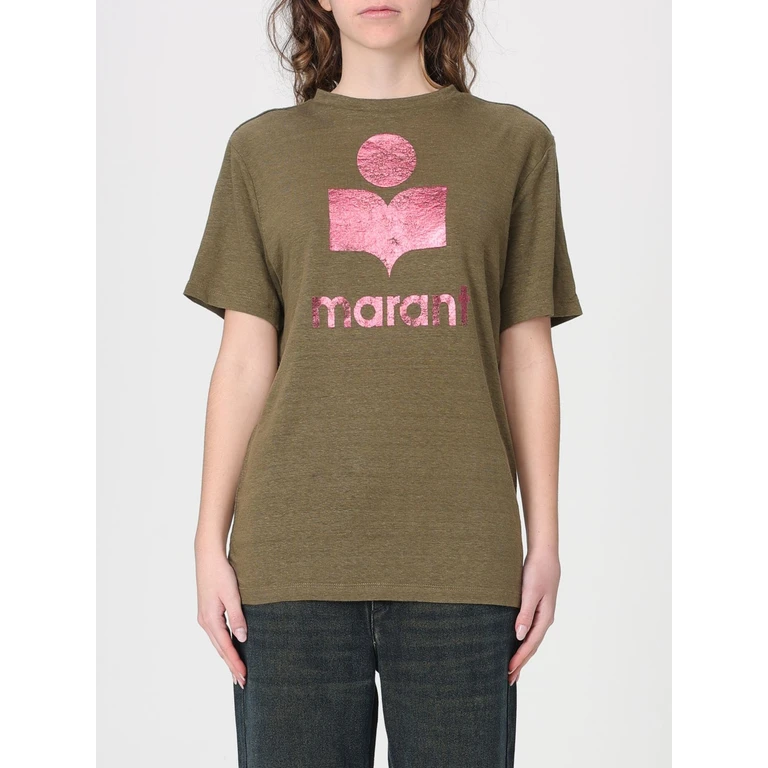 ISABEL MARANT ETOILE T-Shirt Woman color Kaki (TS0001FBA1N10E3Y5UI)