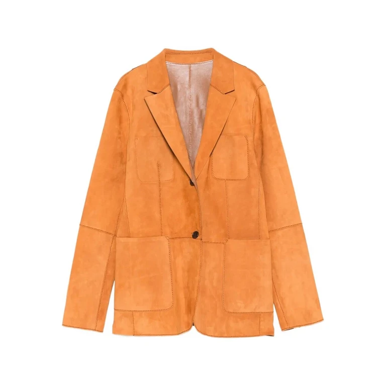 Desa 1972 Blouson En Cuir - Beige