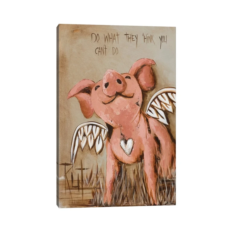 Do What They Think by Ruth's Angels - Canvas Gallery Wrap