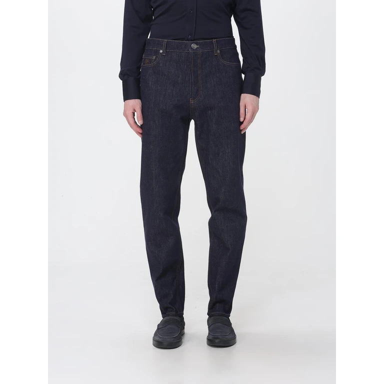 Slim Fit Five-Pocket Cotton Denim Jeans (M233PO2090C9014)