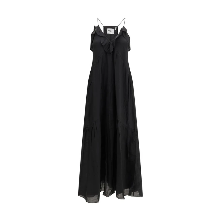 Marant Etoile Black Cotton Casual Dress - Women